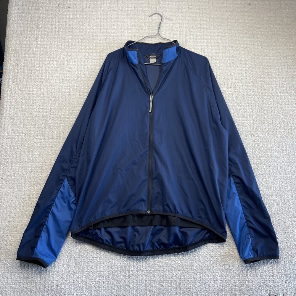 VTG MEC Mountain Equipment Co-op Light shell Jacket Dark Blue Mens XL